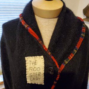 Funky, upcycled ROOSTER sweater